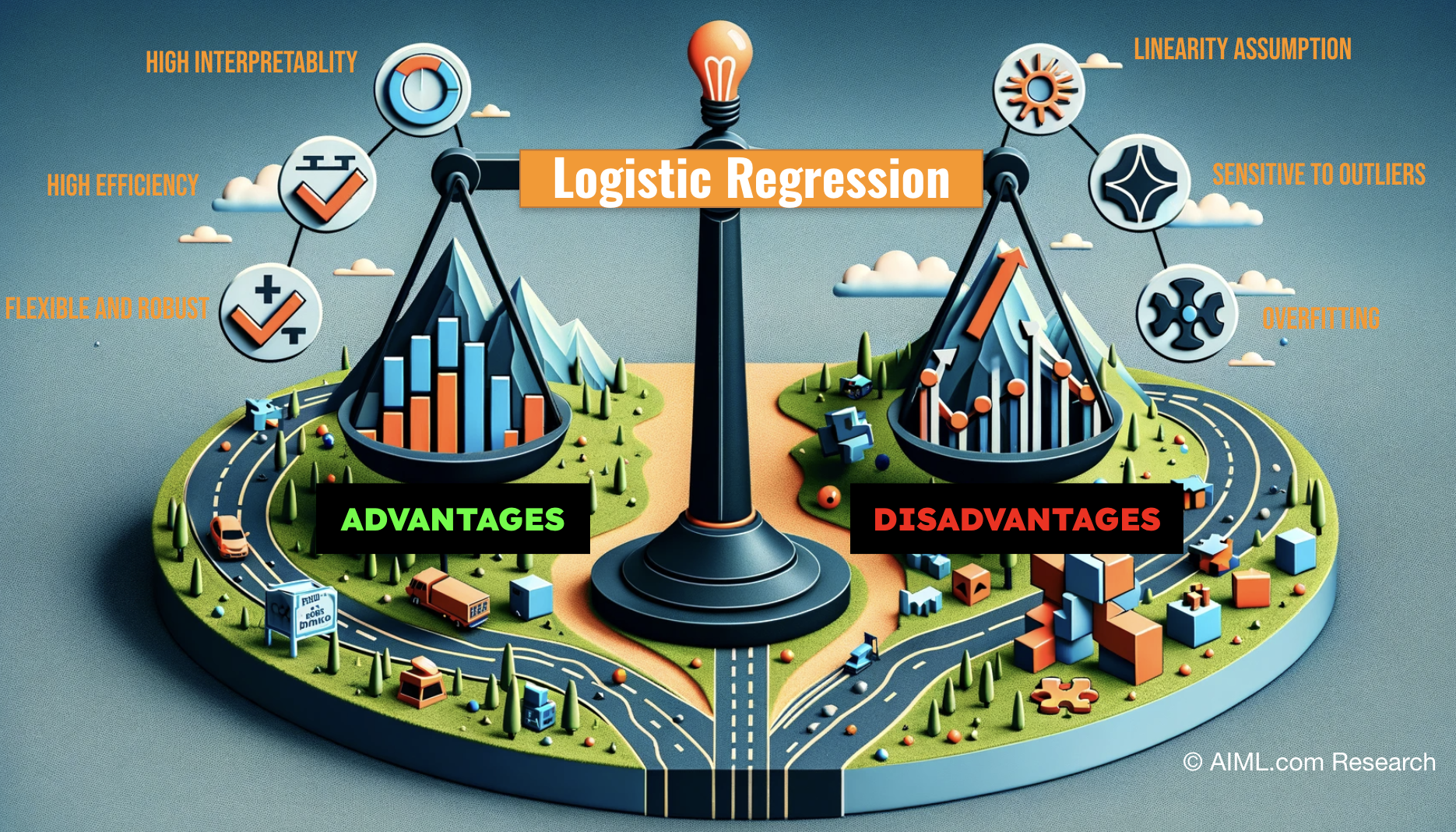 advantages and disadvantages of logistic regression