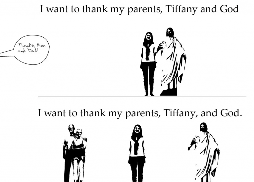 Sentences with different meanings are represented with same BoW vectors