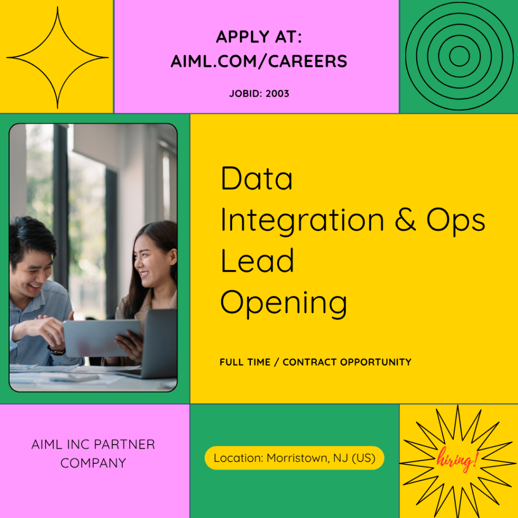 Data Integrations and Ops Lead Role